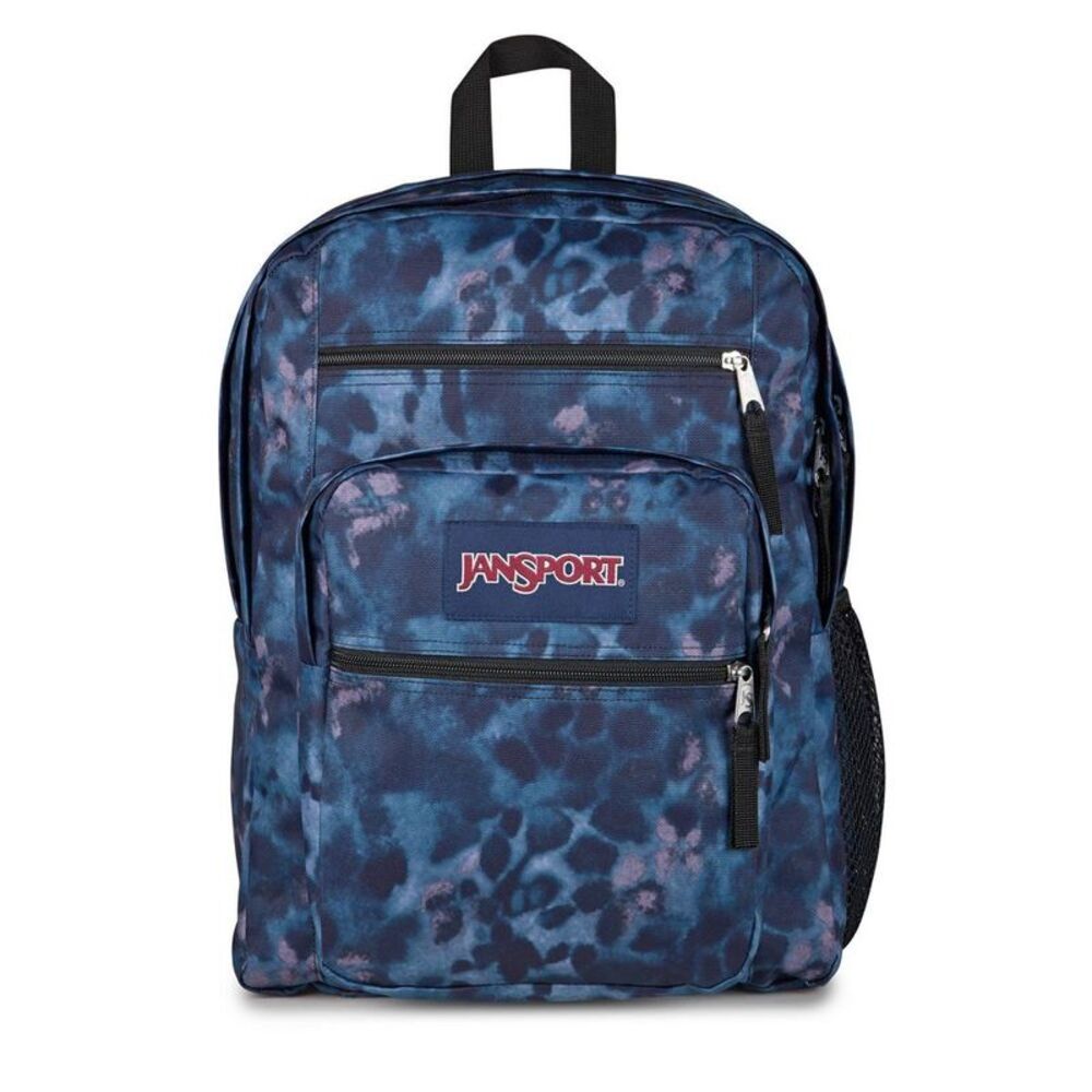 JanSport Big Student Cargo 17.5" Backpack Fits 15" Laptop - Navy Blue